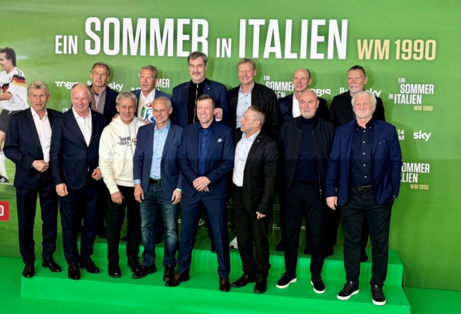 Ein Hauch von Rom in München – Die Premiere von „Ein Sommer in Italien“ WM 1990